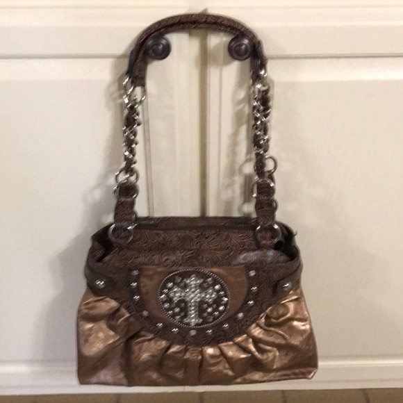 HANANEL Handbags - HANANEL Brown/Copper Purse